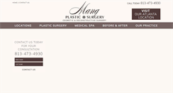 Desktop Screenshot of mangplasticsurgery.com